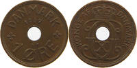 DENMARK 1 ÖRE CHRISTIAN X. (1912-1947) -