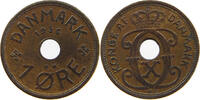 DENMARK 1 ÖRE CHRISTIAN X. (1912-1947) -