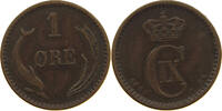 DENMARK 1 ÖRE CHRISTIAN IX. (1863-1906) -
