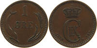DENMARK 1 ÖRE CHRISTIAN IX. (1863-1906) -