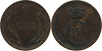 DENMARK 1 ÖRE CHRISTIAN IX. (1863-1906) -
