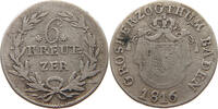 Baden 6 Kreuzer Karl Ludwig Friedrich (1811-1818) -
