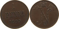 FINLAND 1 PENNI NIKOLAUS II. (1894-1917) -