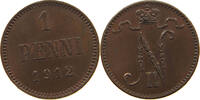 FINLAND 1 PENNI NIKOLAUS II. (1894-1917) -