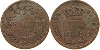 BAYERN 1 KREUZER Ludwig I. (1825-1848) -
