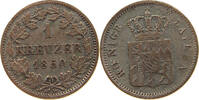 BAYERN 1 KREUZER Maximilian II. Joseph (1848-1864) -