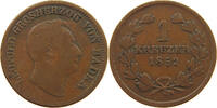 BADEN DURLACH 1 KREUZER Leopold (1830-1852) -
