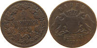 BADEN DURLACH 1 KREUZER Friedrich I. (1852-1907) -
