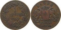 BADEN DURLACH 1 KREUZER Friedrich I. (1852-1907) -