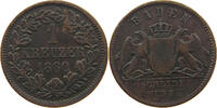 BADEN DURLACH 1 KREUZER Friedrich I. (1852-1907) -