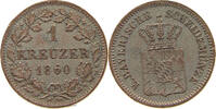 BAYERN 1 KREUZER Maximilian II. Joseph (1848-1864) -
