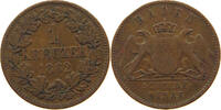 BADEN DURLACH 1 KREUZER Friedrich I. (1852-1907) -