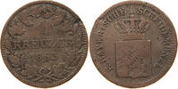 BAYERN 1 KREUZER Maximilian II. Joseph (1848-1864 -