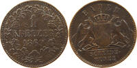 BADEN DURLACH 1 KREUZER Friedrich I. (1852-1907) -