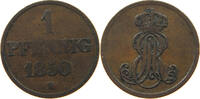 BRAUNSCHWEIG CALENBERG HANNOVER 1 PFENNIG Ernst August 1837-1851 -