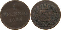 BAYERN 1 PFENNIG Maximilian II. Joseph (1848-1864) -