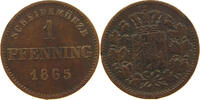 BAYERN 1 PFENNIG Ludwig II. (1864-1886) -