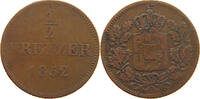 BAYERN 1/2 KREUZER Maximilian II. Joseph (1848-1864) -