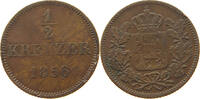 BAYERN 1/2 KREUZER Maximilian II. Joseph (1848-1864) -