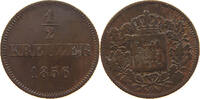 BAYERN 1/2 KREUZER Maximilian II. Joseph (1848-1864) -