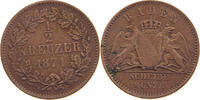 BADEN 1/2 KREUZER Friedrich I. (1852-1907) -