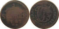 JÜLICH BERG 1/2 STÜBER Karl Theodor (1742-1799) -