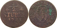 JÜLICH BERG 1/2 STÜBER Karl Theodor (1742-1799) -