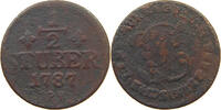 JÜLICH BERG 1/2 STÜBER Karl Theodor (1742-1799) -