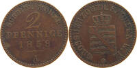 SACHSEN WEIMAR EISENACH 2 PFENNIG Karl Alexander (1853-1901) -