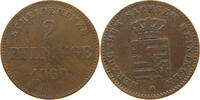 SACHSEN MEININGEN 2 PFENNIG Bernhard Erich Freund (1803-1866) -