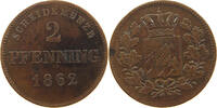 BAYERN 2 PFENNIG Maximilian II. Joseph (1848-1864) -