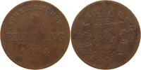 BAYERN 2 PFENNIG Ludwig II. (1864-1886) -