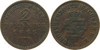SACHSEN WEIMAR EISENACH 2 PFENNIG Karl Alexander (1853-1901) -