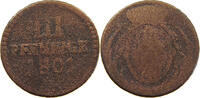 SACHSEN ALBERTINISCHE LINIE 3 PFENNIG Friedrich August III. (1763-1806) -