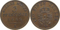 BRANDENBURG PREUSSEN 3 PFENNIG Wilhelm I. (1861-1888) -