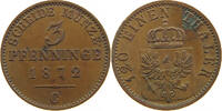 BRANDENBURG PREUSSEN 3 PFENNIG Wilhelm I. (1861-1888) -