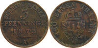 BRANDENBURG PREUSSEN 3 PFENNIG Wilhelm I. (1861-1888) -