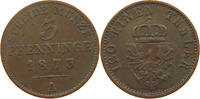 BRANDENBURG PREUSSEN 3 PFENNIG Wilhelm I. (1861-1888) -