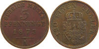 BRANDENBURG PREUSSEN 3 PFENNIG Wilhelm I. (1861-1888) -