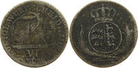 WÜRTTEMBERG 6 KREUZER Friedrich (1806-1816) -