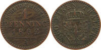 BRANDENBURG PREUSSEN PFENNIG Wilhelm I. (1861-1888) -
