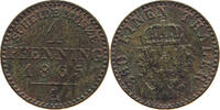 BRANDENBURG PREUSSEN PFENNIG Wilhelm I. (1861-1888) -