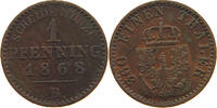 BRANDENBURG PREUSSEN PFENNIG Wilhelm I. (1861-1888) -