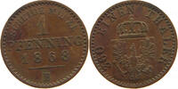 BRANDENBURG PREUSSEN PFENNIG Wilhelm I. (1861-1888) -