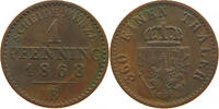 BRANDENBURG PREUSSEN PFENNIG Wilhelm I. (1861-1888) -