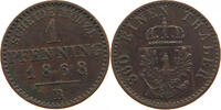 BRANDENBURG PREUSSEN PFENNIG Wilhelm I. (1861-1888) -