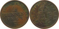 BRANDENBURG PREUSSEN PFENNIG Wilhelm I. (1861-1888) -