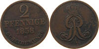 BRAUNSCHWEIG CALENBERG HANNOVER 2 PFENNIG Georg V. (1851-1866) -