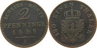 BRANDENBURG PREUSSEN 2 PFENNIG Friedrich Wilhelm IV. (1840-1861) -
