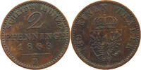 BRANDENBURG PREUSSEN 2 PFENNIG Wilhelm I. (1861-1888) -